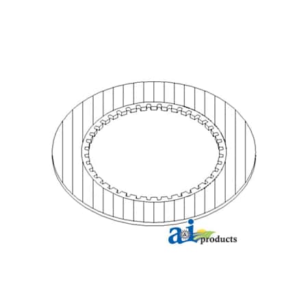 A & I Products Disc, Friction 6" x6" x1" A-AT101001